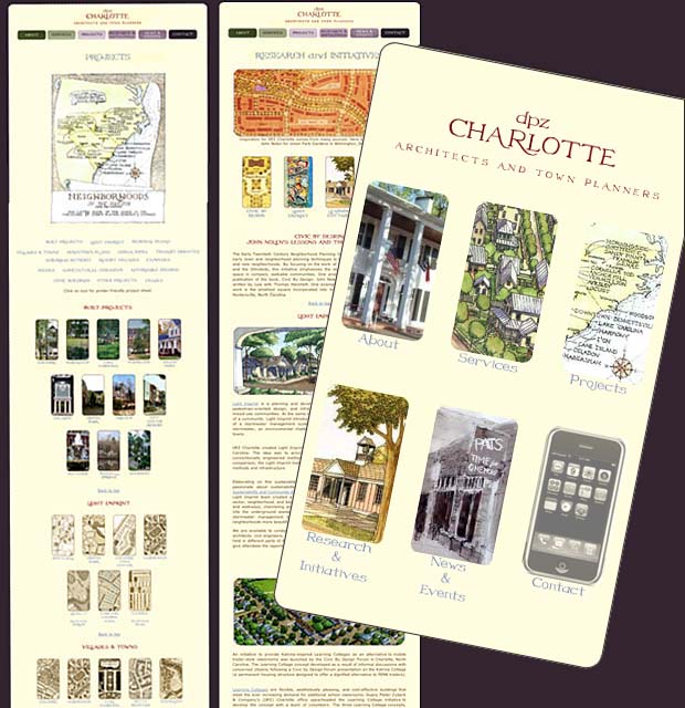 Web Design for DPZ Charlotte